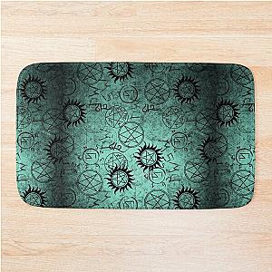 Supernatural Teal  Bath Mat