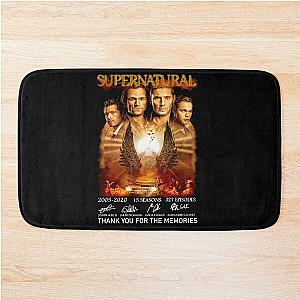 Supernatural Thank You For The Memories Bath Mat