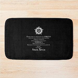 Supernatural Adios Bitch Exorcism Bath Mat