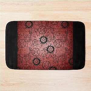 Supernatural Red Bath Mat