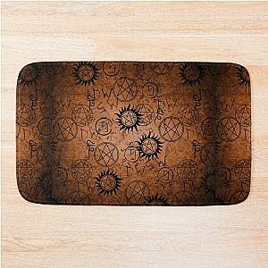 Supernatural Orange Bath Mat