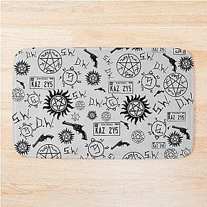 Supernatural Symbols Bath Mat