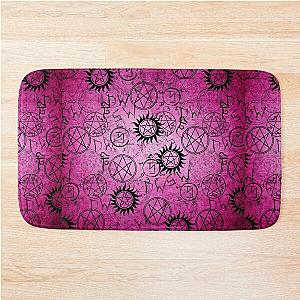 Supernatural Pink Bath Mat