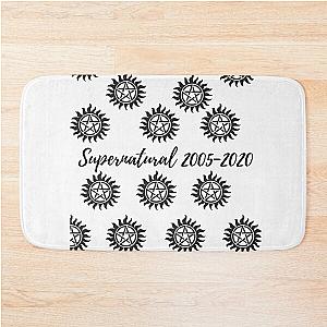 supernatural 2005-2020 possession tattoo pattern Bath Mat