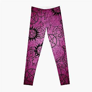 Supernatural Dark Pink Leggings