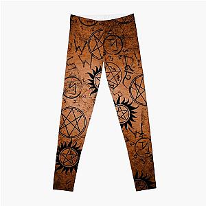 Supernatural Orange Leggings