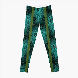 Supernatural Teal  Throw Pillow 	 Leggings