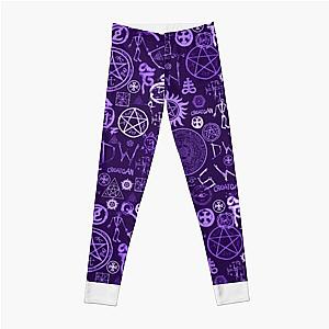 Supernatural symbols pattern  Leggings