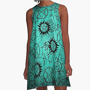 Supernatural Teal  A-Line Dress