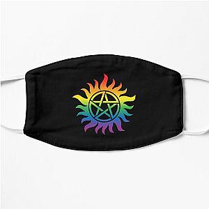 Supernatural Anti Posession Symbol - LGBT Flag Flat Mask