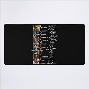 Supernatural Full Cast Signed Movie Film Tv Series Gift Mens Womens  90S Tees Desk Mat