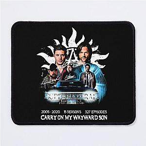 Supernatural 2005 2020 15 Seasons 327 Episodes Mouse Pad