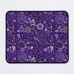 Supernatural symbols pattern  Mouse Pad