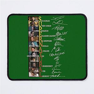 Supernatural Full Cast Signed Movie Film Tv Series Gift Mens Womens Best Women 90S Tees Retro Funny  Mouse Pad