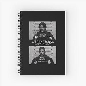 Supernatural Mugshot's  Spiral Notebook