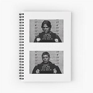 Supernatural Mugshot's   Spiral Notebook