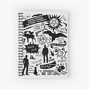 Supernatural Signs Spiral Notebook