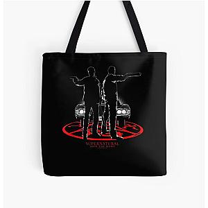 Supernatural Silhouettes All Over Print Tote Bag