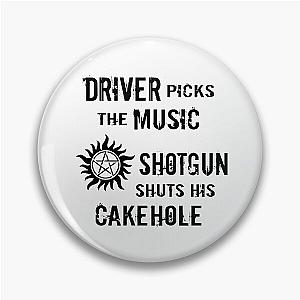 Supernatural Driving Rules Pin