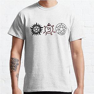 Supernatural T-Shirts - Supernatural Symbols Classic T-Shirt