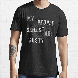Supernatural T-Shirts – Supernatural Castiel 'People Skills' Classic T-Shirt