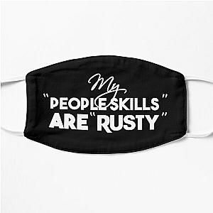 Supernatural Face Masks - My People skills are RUSTY : Supernatural Castiel 'People Skills' Mask Flat Mask