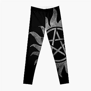 Supernatural Leggings - Supernatural Anti-Possession Ghost Print Leggings