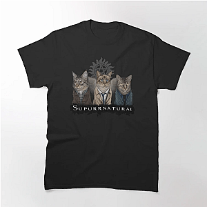 Supernatural T-Shirts - Supurrnatural Catmen Classic T-Shirt