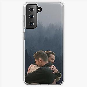 Supernatural Cases - Sam and Dean last hug scene in heaven with forest  Samsung Galaxy Soft Case