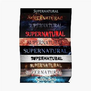 Supernatural Posters - Supernatural intro seasons 1-10 Poster