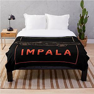 Supernatural Blanket - Supernatural 1967 Chevy Impala  Throw Blanket