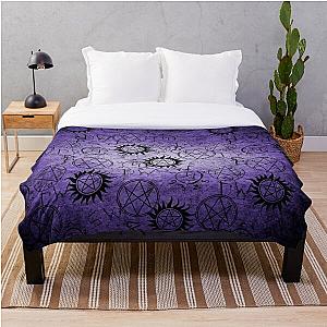 Supernatural Blanket - Supernatural Purple Throw Blanket