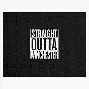 Supernatural Puzzles - Straight Outta Winchester Supernatural White Jigsaw Puzzle