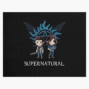 Supernatural Puzzles - Supernatural Toon of Sam and Dean Jigsaw Puzzle