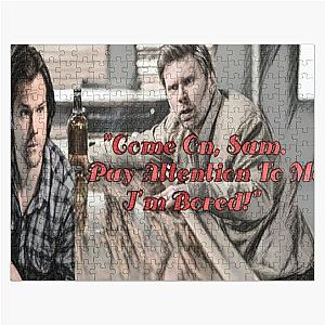 Supernatural Puzzles - Sam , Im bored Jigsaw Puzzle