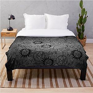 Supernatural Blanket - Supernatural Grey Throw Blanket