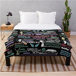 Supernatural Blanket - Supernatural Collage Throw Blanket