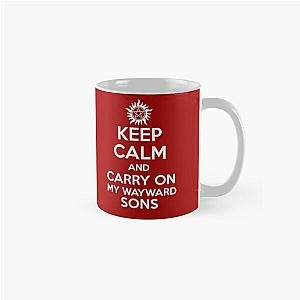 Supernatural Mugs - KEEP CALM - Carry On My Wayward Sons // Supernatural Classic Mug