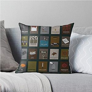 Supernatural Pillows Cover - Supernatural Alphabet Throw Pillow Cover