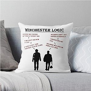 Supernatural Pillows Cover - Supernatural Winchester Logic Throw Pillow Cover