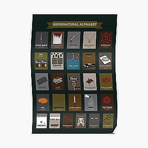 Supernatural Posters - Supernatural Alphabet Poster