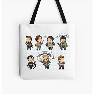 Supernatural Bags - Supernatural All Over Print Tote Bag