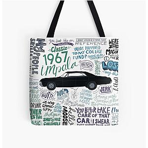 Supernatural Bags - Supernatural All Over Print Tote Bag