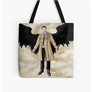 Supernatural Bags - Castiel: Angel of the Lord All Over Print Tote Bag