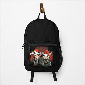 Supernatural Backpacks - Cute Sam & Dean Supernatural Christmas Backpack