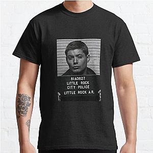Supernatural T-Shirts - Supernatural Dean Winchester Mugshot  Classic T-Shirt
