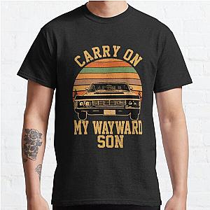 Supernatural T-Shirts - Carry on my Wayward Son Classic T-Shirt
