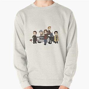 Supernatural Sweatshirts - Supernatural Cartoon Design Pullover Sweatshirt