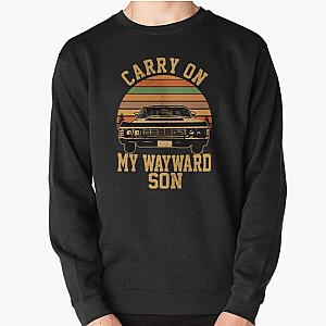 Supernatural Sweatshirts - Carry on my Wayward Son child bodysuit Pullover Sweatshirt