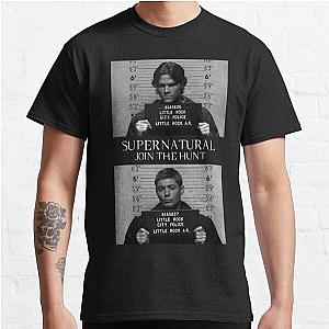 Supernatural T-Shirts - Supernatural Mugshot's Classic T-Shirt